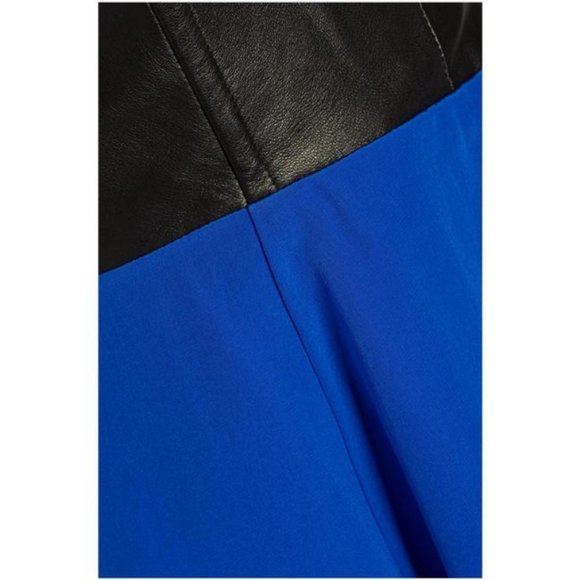 Michelle Mason Leather & Silk Corset Mini Dress - Picture 5 of 9